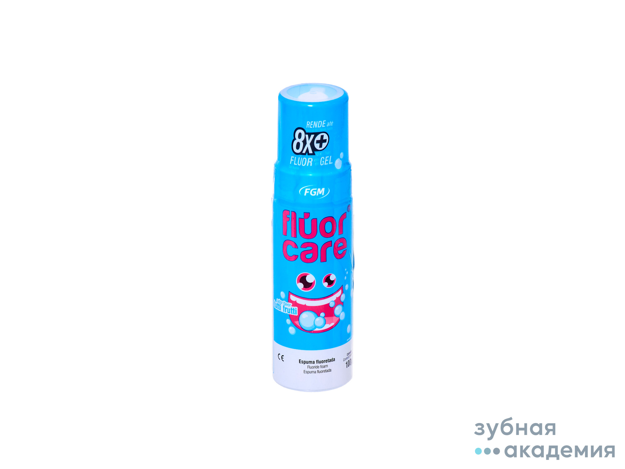 Fluor Care Реминерализующая пенка вкус тутти-фрутти /FGM/Бразилия