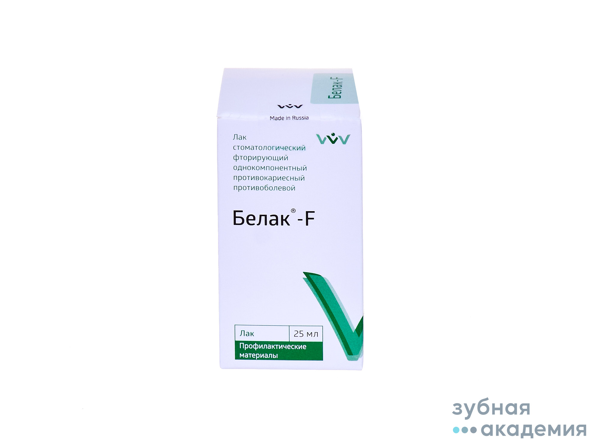 Белак F - лак фторирующий, 25мл, ВладМиВа/ Россия