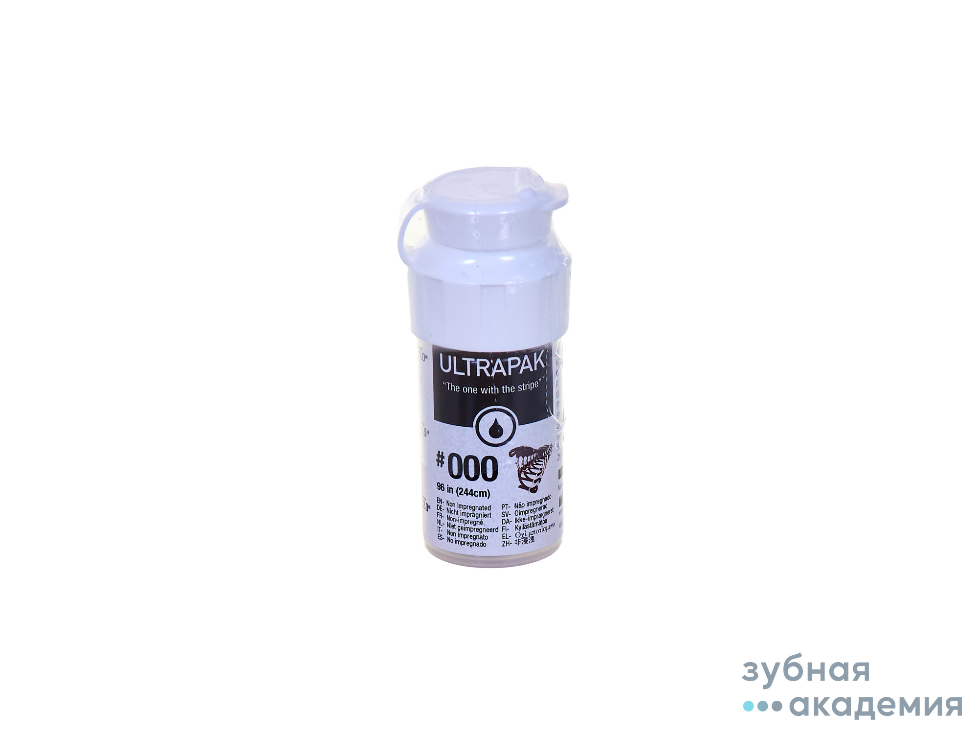 НИТЬ РЕТРАКЦИОННАЯ ULTRAPAK (УЛЬТРАПАК) #000 /Ультрадент/ США