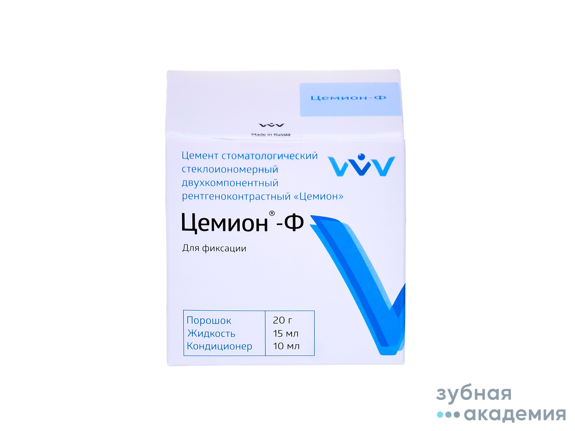 Цемион Ф упаковка 20г+10мл+15мл  /ВладМиВа/ Россия