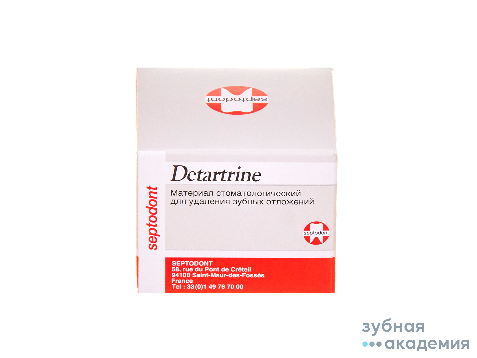 Detartrine Детартрин - паста д/удаления зубного налёта, 45г., Septodont/ Франция