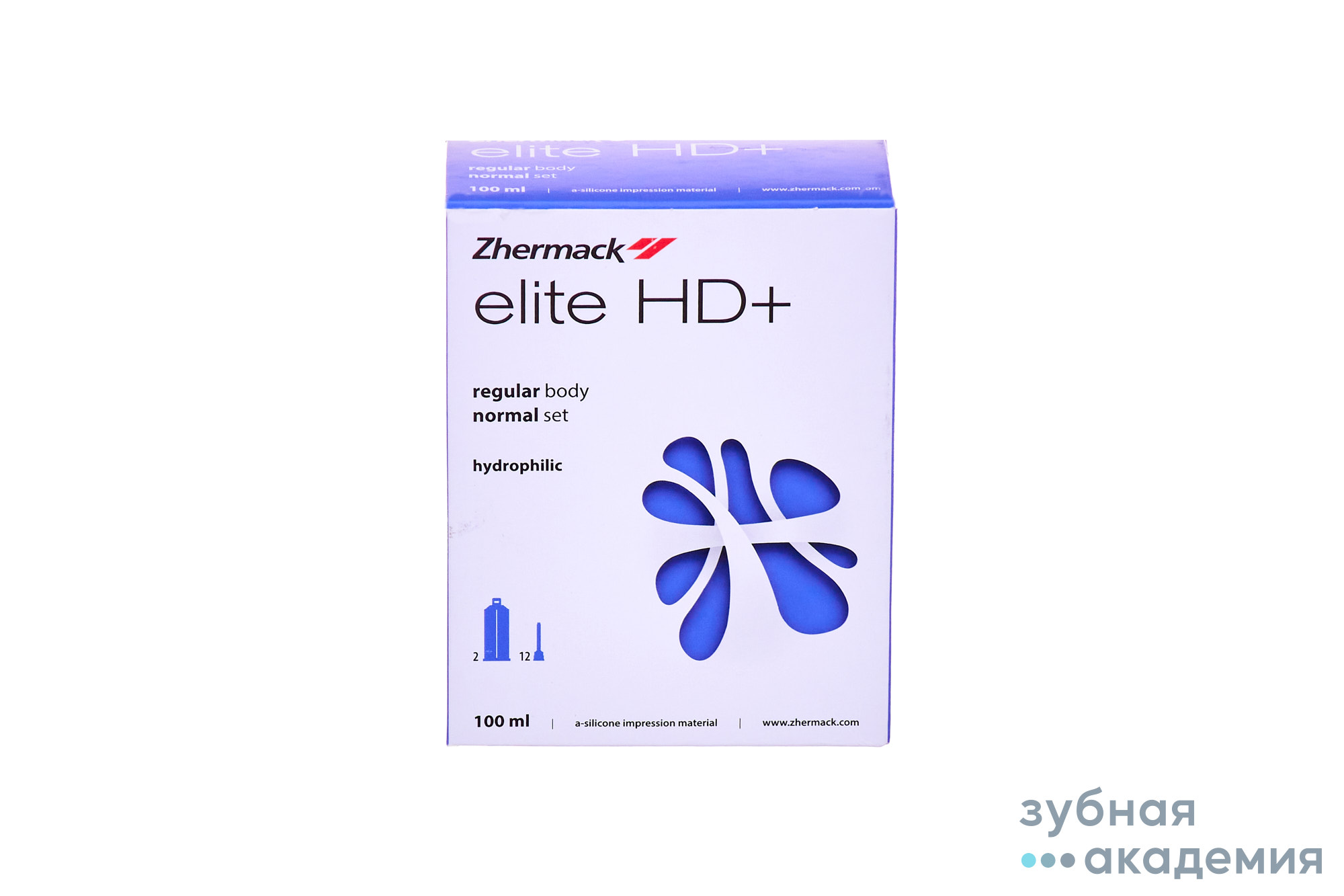 ELITE HD+ Regular Body NORMAL SET Элит- А-силикон слеп. материал, 50мл+50мл/ZHERMACK/Италия