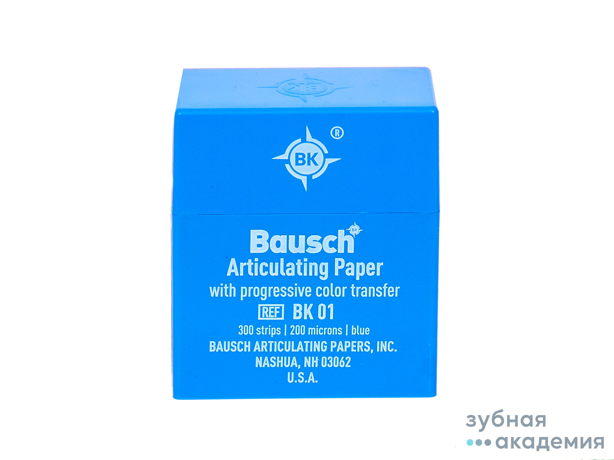 ВК 01 Артикуляционная бумага Синяя (200 мкм, 300 листов) Bausch/Германия