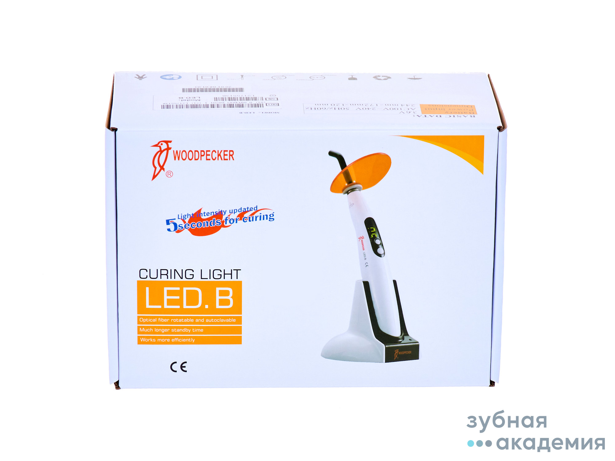 Лампа полимеризационная "WOODPECKER" LED, В /WOODPECKER/ Китай